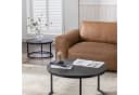 HomeGuru Couchtisch Set 2-tlg. Marmormuster Schwarz-Gold Bild 5