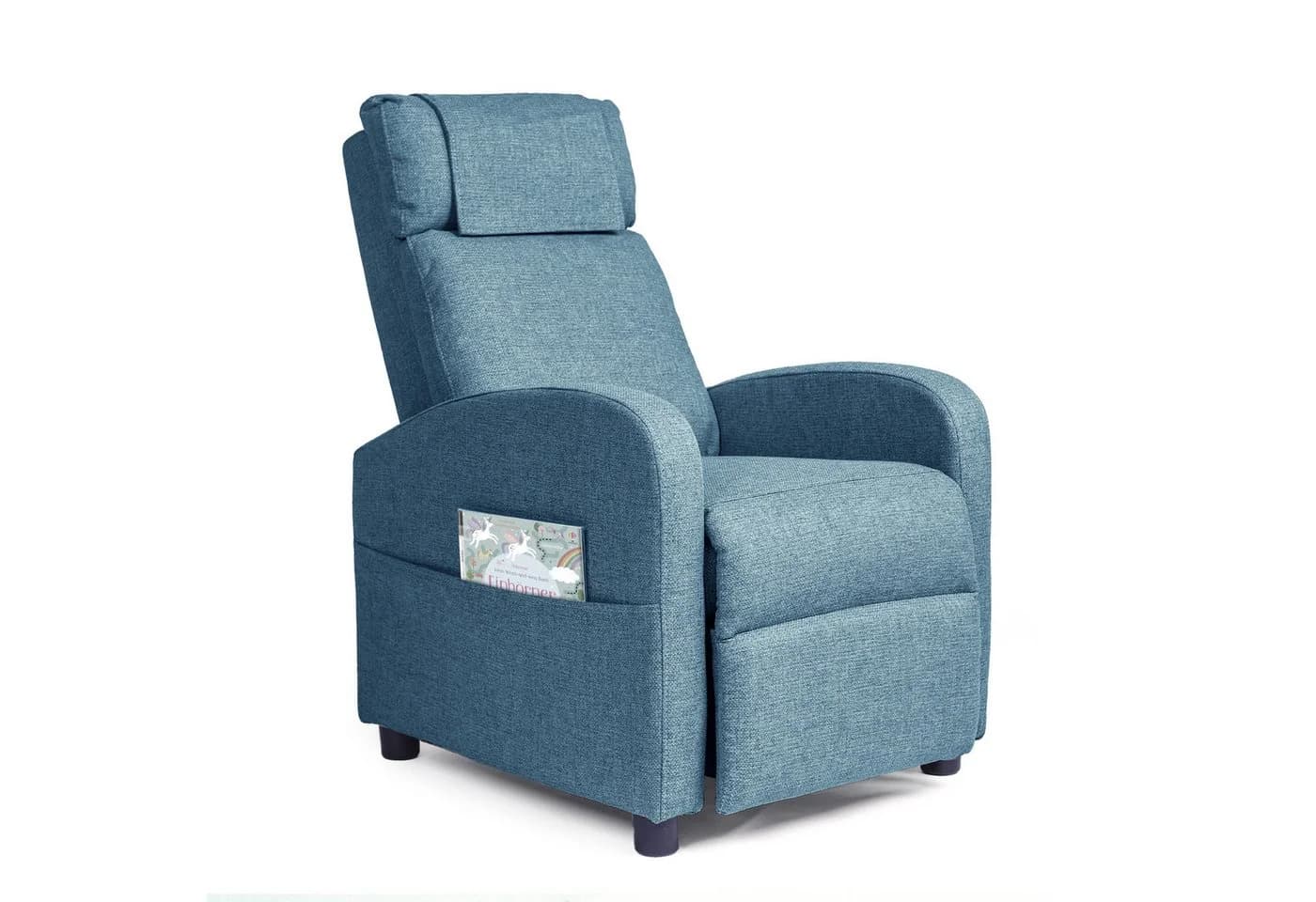HomeGuru Kindersessel mit Liegefunktion Blau/Grau - Bild 2