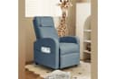 HomeGuru Kindersessel mit Liegefunktion Blau/Grau Bild 3