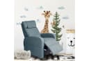 HomeGuru Kindersessel mit Liegefunktion Blau/Grau Bild 4