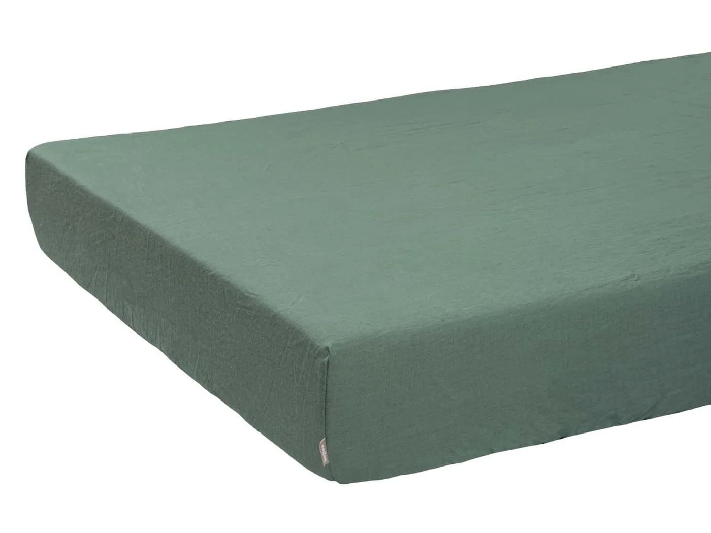 beties Spannbettlaken Leinen natural-mint - Bild 2