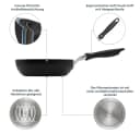RESTO Kitchenware Wok Antares Aluminium Schwarz Antihaftbeschichtet Bild 3