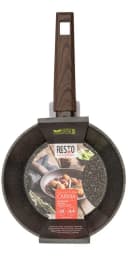 RESTO Kitchenware Bratpfanne Carina Aluminium Marmor-Antihaft braun/schwarz Bild 1
