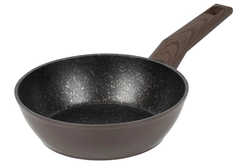 RESTO Kitchenware Bratpfanne Carina Aluminium Marmor-Antihaft braun/schwarz - Bild 2