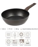 RESTO KITCHENWARE Carina Tiefe Schmorpfanne mit Holzgriff Bild 3