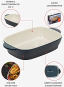 RESTO KITCHENWARE Fornax Backform dunkelblau Steingut Bild 4