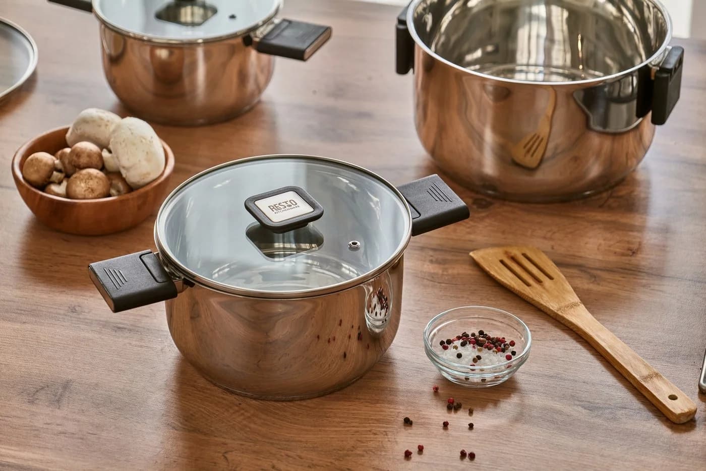 Kochtopf RESTO KITCHENWARE 'Anser' Edelstahl 18/10