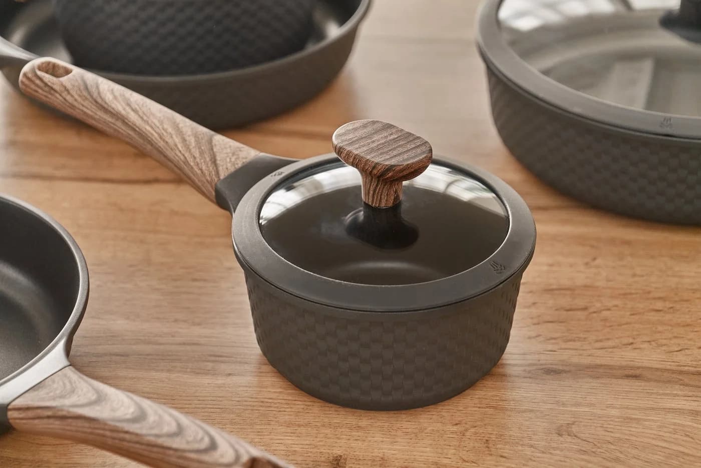 RESTO KITCHENWARE Ran Kasserolle Schwarz Antihaftbeschichtet - Bild 4