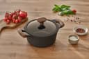 Bratentopf RESTO KITCHENWARE Ran Antihaftbeschichtet Schwarz Bild 1