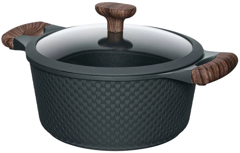 Bratentopf RESTO KITCHENWARE Ran Kochtopf Antihaftbeschichtet und Spülmaschinenfest Schwarz - Bild 2