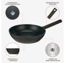 RESTO KITCHENWARE Bratpfanne Ascella Antihaft dunkelbraun 26cm Bild 5