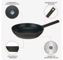 RESTO KITCHENWARE Ascella Bratpfanne 28cm - Aluminiumguss, Antihaft Bild 5