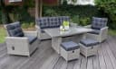 bellavista Gartenlounge-Set »Asti« 19-tlg. Grau Aluminium Polyrattan Bild 1
