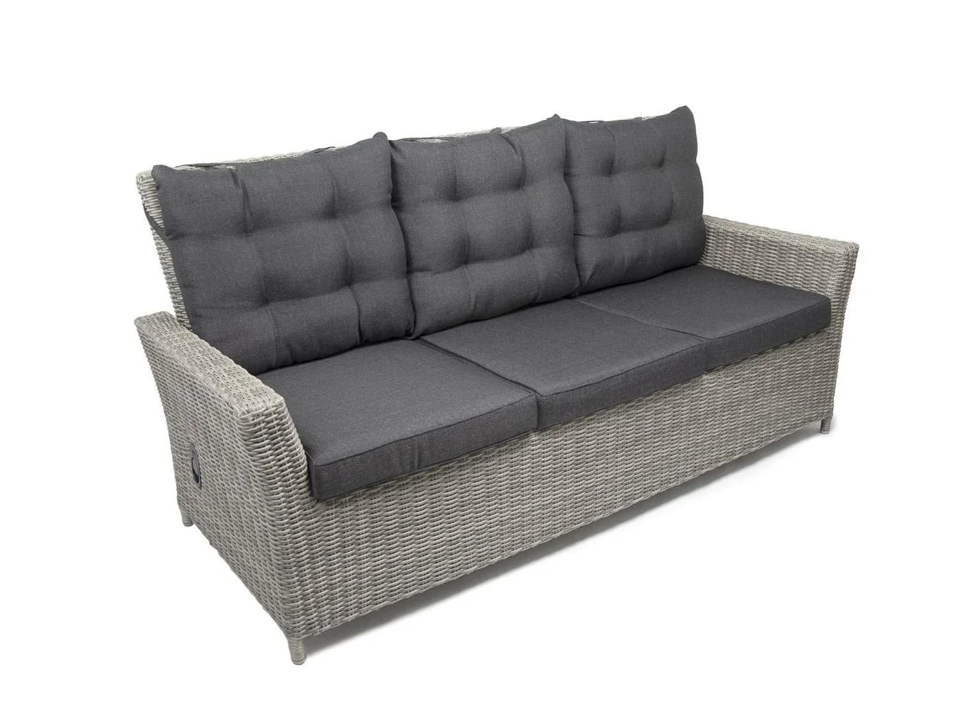 bellavista Gartenlounge-Set »Asti« 19-tlg. Grau Aluminium Polyrattan - Bild 5