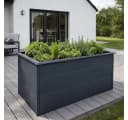 Green Spirit Hochbeet anthrazit pulverbeschichtet mit Schneckenkante Bild 3