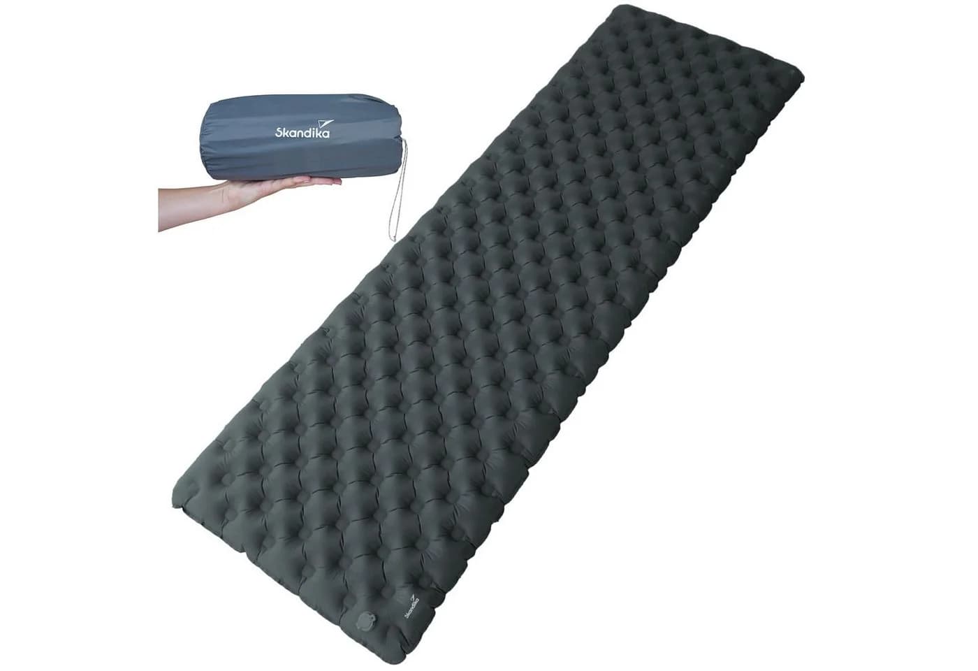 Skandika Isomatte Exclusive Air Single Aufblasbare Campingmatte Schwarz - Bild 2