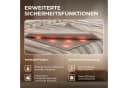 Bringer Infrarot-Heizdecke Braun Elektrische Kuscheldecke mit Timer Bild 4