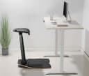 Ergolutions Ergonomischer Steh-/Sitzhocker mit Rollen und Anti-Ermüdungsmatte Bild 3