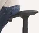 Ergolutions Ergonomischer Steh-/Sitzhocker mit Rollen und Anti-Ermüdungsmatte Bild 4