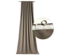 novumfix Verdunkelungsvorhang Sunout/55 Taupe Thermovorhang XXL Kräuselband Bild 2