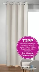 novumfix Verdunkelungsvorhang Sunout/10 off-white Thermovorhang XXL Ösen Bild 1