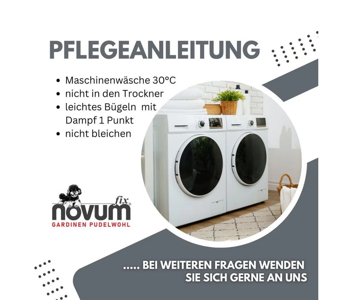novumfix Verdunkelungsvorhang Sunout/10 off-white Thermovorhang XXL Ösen - Bild 3