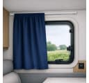novumfix Verdunkelungsvorhang Caravangardine dunkelblau Kräuselband 145x80cm Bild 2