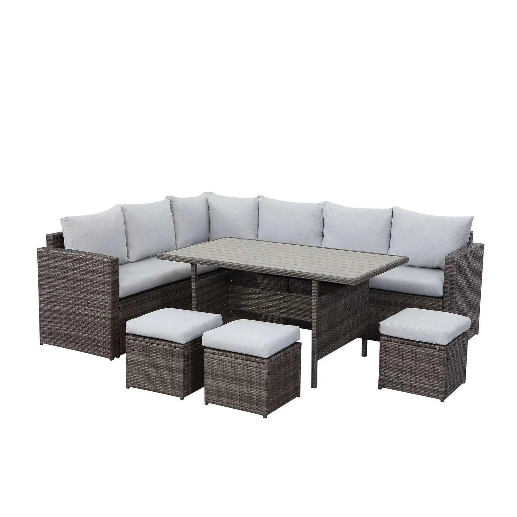 MeXo 9-Sitzer Lounge Set Polyrattan