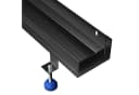Aquabad® Duschrinne Slim Wall Schwarzmatt Edelstahl Komplett-Set Bild 3