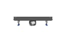 Aquabad® Duschrinne Slim Wall Schwarzmatt Edelstahl Komplett-Set Bild 5