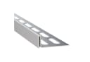 Aquabad® Wandanschlussprofil Clive Gefälleprofil Edelstahloptik Bild 4