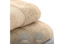 Komfortec Badetücher Set 2-tlg. 100% Baumwolle Frottee Beige 70x140 cm Bild 4