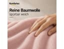 Komfortec Badetücher 2-tlg. Rosa 100% Baumwolle Frottee Bild 1