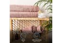 Komfortec Saunatuch Set 2-tlg. Rosa Frottee 100% Baumwolle Bild 1