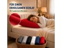 Komfortec Kissenbezug Premium Rot 100% Mikrofaser 40x40 cm Bild 3