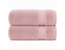 Komfortec Handtuch-Set 2-tlg. Rosa 100% Baumwolle Frottee Bild 2
