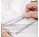 Komfortec Kissenbezug Premium Weiß Mikrofaser mit Reißverschluss Bild 4