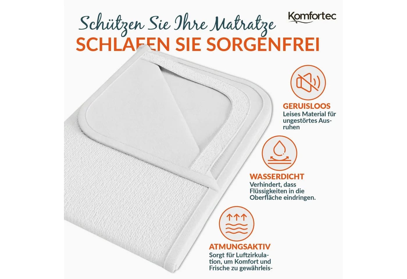 Komfortec Matratzenschoner Wasserdicht Atmungsaktiv