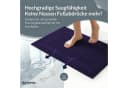 Komfortec Badematte 2er Set Navyblau 100% Baumwolle Frottee Bild 3