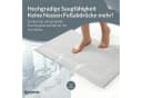 Komfortec Badematte 2er Set 100% Baumwolle Weiß Frottee Bild 3