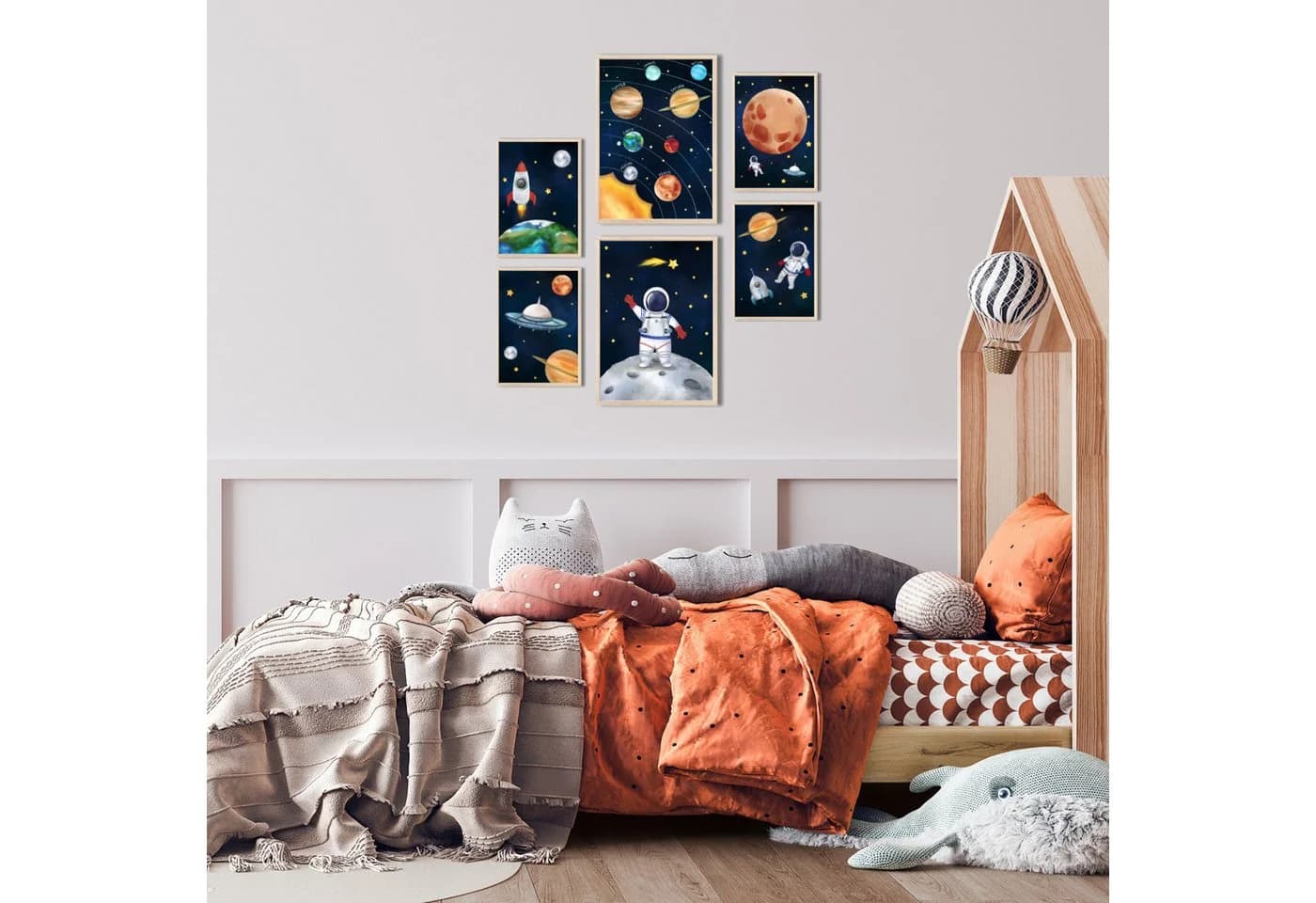 MeinBaby123® Poster Astronauten Bunt Kinderzimmer Deko - Bild 4