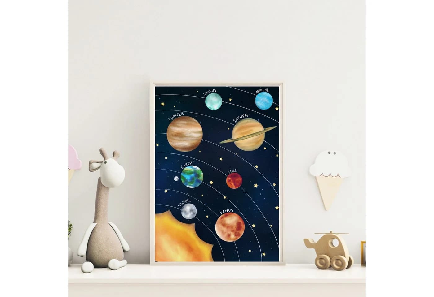 MeinBaby123® Poster Astronauten Bunt Kinderzimmer Deko - Bild 5