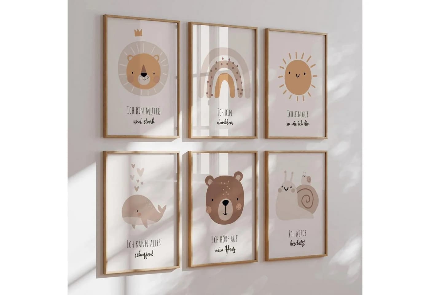 MeinBaby123® Poster Affirmationsbilder Kinderzimmer Deko Bunt - Bild 2