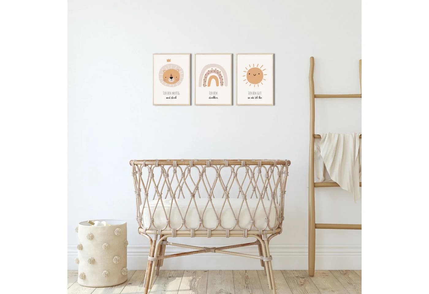 MeinBaby123® Poster Affirmationsbilder Kinderzimmer Deko Braun - Bild 5