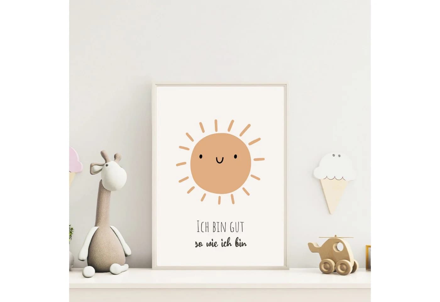 MeinBaby123® Poster Affirmationsbilder Kinderzimmer Deko Bunt - Bild 4