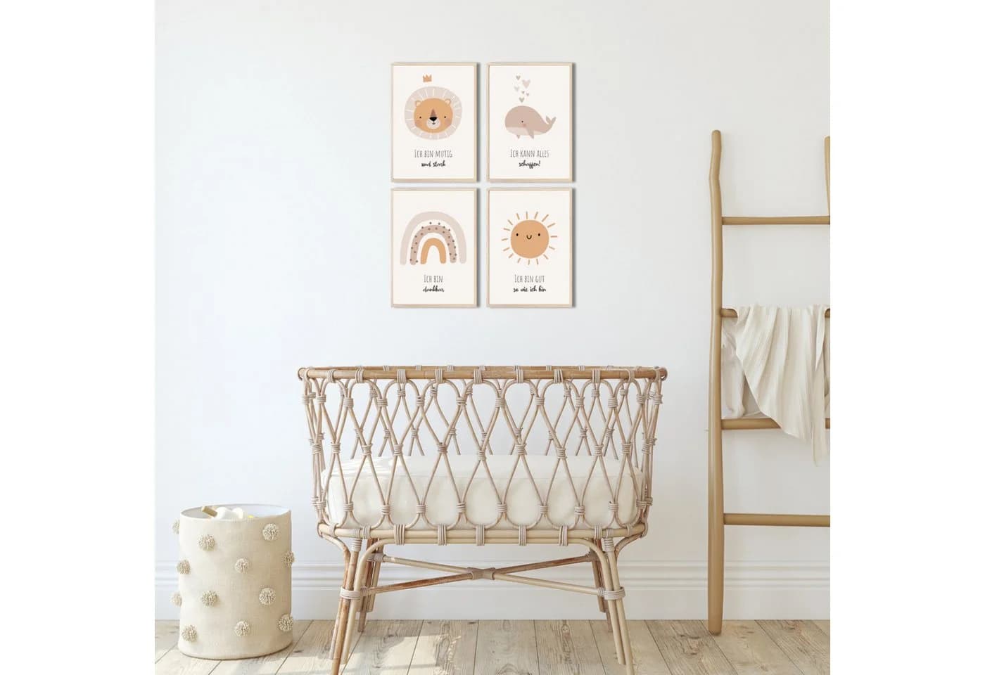 MeinBaby123® Poster Affirmationsbilder Kinderzimmer Deko Bunt - Bild 5