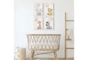 MeinBaby123® Poster Kinderzimmer Tiere Wandbilder Bunt Beige Braun Bild 3