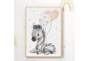 MeinBaby123® Poster Kinderzimmer Tiere Wandbilder Bunt Beige Braun Bild 4