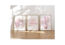 MeinBaby123® Poster Einhorn Rosa Kinderzimmer Deko Bild 2