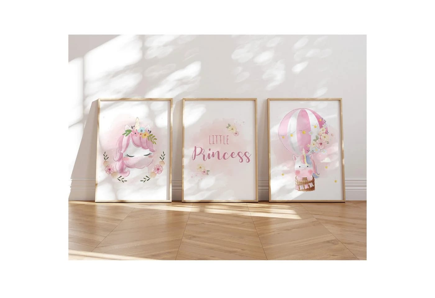 MeinBaby123® Poster Einhorn Rosa Kinderzimmer Deko - Bild 2